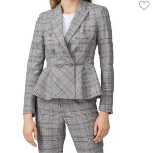 NWT Rebecca Taylor Plaid Suit
